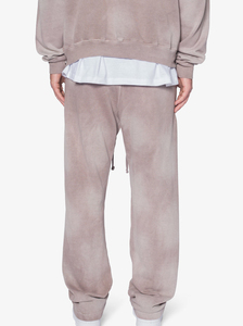Top Quality 400 GSM Fleece Acid Washed Baggy Sweatpants For <b>Men</b> Casual Loose Fit Wide Leg <b>Flared</b> Streetwear <b>Trousers</b> for <b>Mens</b> - Product Image 4