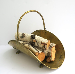Brass Firewood Rack Customized Gold Polished Brass Fireplace <b>Log</b> <b>Holder</b> Indoor Fireplace Accessory <b>Log</b> <b>Holder</b> - Product Image 4