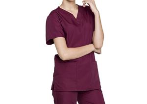 Uniformes hospitaliers d'été les plus respirants pour l'hôpital, gommages médicaux décontractés pour femmes, broderie personnalisée à manches courtes - Product Image 5
