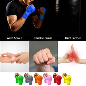 Bandages de boxe en coton léger pour l'entraînement – Essentiels pour la gym et le sport – Soutien et protection des mains - Product Image 5