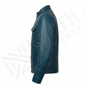 Chaqueta de Motociclista de Cuero Genuino para Hombre de la Mejor Calidad, Nueva Colección de Invierno, Chaquetas de Motocicleta con Protecciones Desmontables Personalizadas - Product Image 3