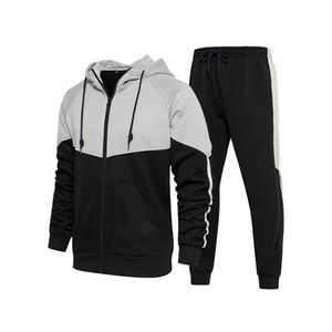Custom Men's <b>Athletic</b> Training Suit Performance Sportswear Set Private Label OEM Manufacturer - Product Image 3