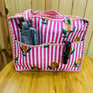 100% pure cotton quilted tote <b>bag</b> <b>trolley</b> <b>sleeve</b> travel <b>bag</b> Printed shoulder handbag carry on luggage <b>bag</b> work shopping weekend - Product Image 6