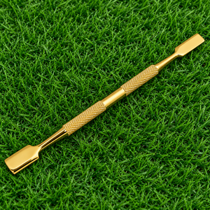 Gold Plated Stainless Steel <b>Cuticle</b> Pusher – Professional Double-Ended Nail Care <b>Tool</b> for Manicure Custom Logo OEM/ODM - Product Image 2