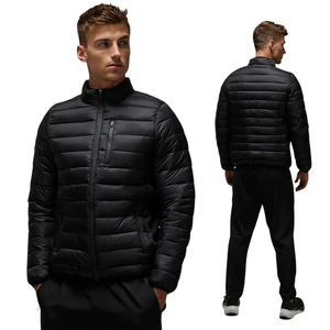 เสื้อแจ็คเก็ตพัฟเฟอร์ผ้ารีไซเคิลแบบยั่งยืน ทรงยุโรป หรูหรา บุผ้านวมสำหรับฤดูหนาว รับผลิตตามแบบ ODM OEM โรงงานผลิตเสื้อผ้า - Product Image 1