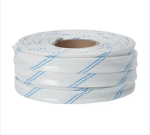 Manchon isolant en PVC, résistant aux hautes températures, vente directe d'usine, gaine en fibre de verre enduite de PVC. - Product Image 3
