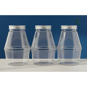 Botella de Plástico PET de 500 ml con Forma de Diamante, Tapa de Rosca de Aluminio de 52 mm, Modelo HT500-33, Marca TINH DIEU, para Jugo, Leche, Té, Café - Product Image 4