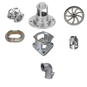 Pièce mécanique de haute précision en acier inoxydable et aluminium pour boîtier de pompe, raccord coudé et bride, pour fonderie de métaux - Product Image 1