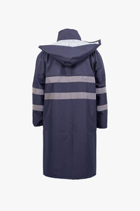 Gabardina impermeable reflectante con capucha para hombre y mujer, a prueba de viento para trabajo al aire libre, senderismo, logotipo personalizable para días lluviosos - Product Image 5