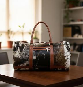 Bolsa de Viaje de Cuero Vacuno Estilo Personalizado con Cierre de Cremallera, Ecológica y de Gran Capacidad - Product Image 4