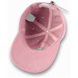 Casquette de baseball rose avec logo brodé, 6 panneaux, ajustement réglable, unisexe, style décontracté printemps-été - Product Image 5