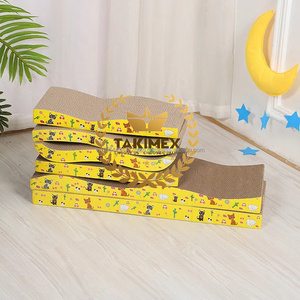 Papier ondulé robuste et durable respectueux de l'environnement vietnamien Pet Wave Shape Small Size Pad Cat Scratcher Carton - Product Image 5