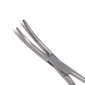 Vente en gros COBECO INSTRUMENTS Pince hémostatique Kelly à poignée dorée 5,5 pouces Courbée Légère en acier inoxydable Pince chirurgicale CE - Product Image 2