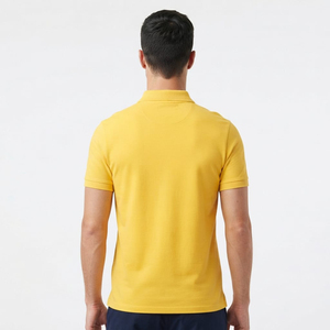 Polo pour homme, coupe confortable, manches courtes, col classique, pour l'été, les sports de plein air, le quotidien, beige, moderne et élégant - Product Image 3