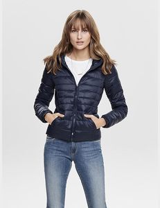 Women's Lightweight <b>Packable</b> Hooded Winter Quilted Puffer <b>Jacket</b> with Detachable Sleeves & Hat Water Resistant Polyester/Cotton - Product Image 3