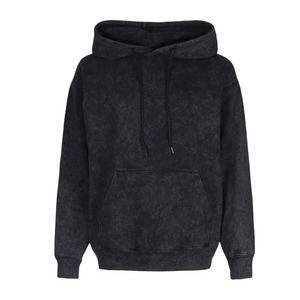 เสื้อฮู้ดดี้ผู้ชายสไตล์วินเทจสีดำถ่าน ผ้าฝ้าย 100% เนื้อหนานุ่ม ระบายอากาศได้ดี เหมาะสำหรับสตรีทแวร์ ขายส่ง - Product Image 1