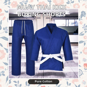 Uniforme de Taekwondo réglable, Dobok, costume d'arts martiaux en coton pour l'entraînement, pour enfants, jeunes et adultes - Product Image 2