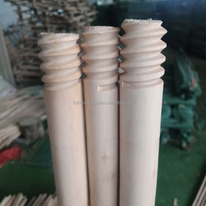 Vietnam's PVC-Coated Eucalyptus Natural Wood 2-in-1 Broom Stick and Dustpan Soft Bristles Portable for Cleaning - Product Image 1