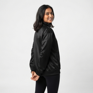 Wholesale Women Custom <b>Track</b> <b>Jacket</b> 100% Polyester Sports Training Athletic <b>Track</b> <b>Jackets</b> Stand Collar Sports <b>Track</b> <b>Jacket</b> - Product Image 3