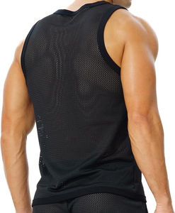Camiseta sin mangas de punto para hombre, talla grande, cuello redondo, transpirable, holgada, estilo casual elegante, nueva colección de verano - Product Image 4