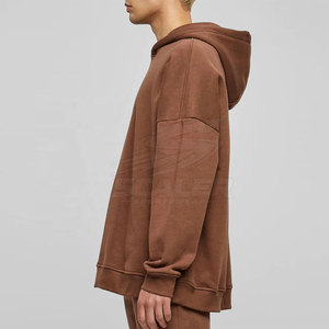 Sudadera con Capucha Extra Grande de Moda Moderna 100% Algodón para Hombre con Bolsillo Delantero y Estilo Urbano Relajado para Invierno - Product Image 3