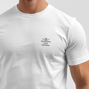 Camisetas Blancas Baratas con Logotipo Personalizado, Camisetas Básicas de Algodón de Manga Corta, Bajo Costo al por Mayor con Personalización OEM ODM - Product Image 1