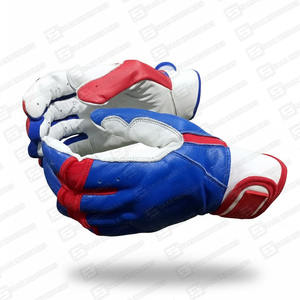 Guantes de béisbol de puño corto profesional superventas Nuevo guante de bateo deportivo de cuero genuino con puño de bateo suave - Product Image 3