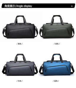 Men <b>Garment</b> Gym Tarpaulin Waterproof Duffle <b>Bag</b> Sports <b>Travel</b> Waterproof Duffel <b>Bag</b> with Secret Compartment - Product Image 3