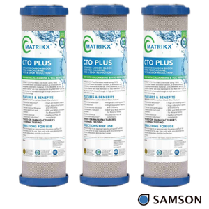 Filtre de réduction des contaminants chimiques sous comptoir, bloc de charbon universel 10 pouces, remplacement, valeur de filtration améliorée - Product Image 1