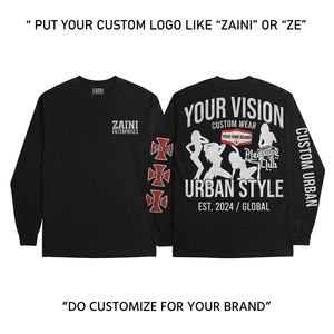 Sudadera Negra de Felpa Francesa de Algodón Premium de 450 GSM, Personalizada con Serigrafía, Bordado y Logotipo con Impresión Puff - Product Image 1