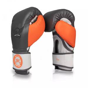 Guantes de Boxeo de Cuero Suave para Práctica de Golpeo en Sacos y Almohadillas con Soporte Fácil para la Muñeca para Gimnasio, Fitness y Uso Diario - Product Image 1