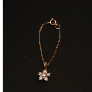 0.62 ctw Round Diamond Signature <b>Charm</b> <b>Bracelet</b> in 14K <b>Rose</b> <b>Gold</b> Refined Wrist Jewelry with Sparkling Accents for Women - Product Image 1