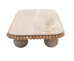 Bandeja Redonda de Aluminio Sólido con Cuentas, Estilo Nórdico, Hecha a Mano, de Alta Demanda, para Servir Comida, Pasteles, Platos Decorativos para el Hogar y Bodas - Product Image 6