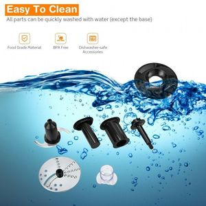 Procesador de Alimentos de 500W y 8 Tazas con Velocidad Variable, 3 Cuchillas, Licuadora y Picadora - Product Image 2