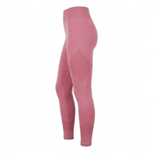 Leggings de yoga taille haute sans couture pour femme, effet ventre plat, pour entraînement, fitness, gym et course à pied - Product Image 3