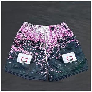 กางเกงขาสั้นวิ่งลายพรางสำหรับผู้ชายกางเกงขาสั้นผ้าฝ้ายแบบมีเชือกรูดกางเกงขาสั้นสำหรับเล่นฟิตเนสยิมฟิตเนสพิมพ์ซับลิเมชันโลโก้ได้ตามต้องการ - Product Image 5