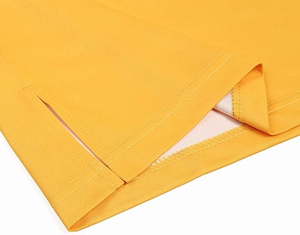 เสื้อเจอร์ซีย์อเมริกันฟุตบอลแขนสั้นสำหรับผู้ชาย Rapid Sports คอทรงโอ สีไล่ระดับดำเหลือง ด้านหน้าพิมพ์ลายแบบ Sublimated ระบายเหงื่อได้ดี - Product Image 5