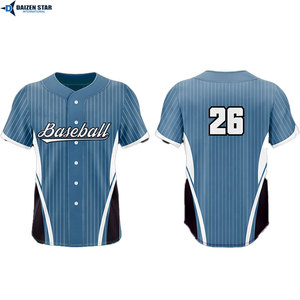 Sublimation <b>Baseball</b> Jersey Custom Team Wear Quick Dry Sports Apparel - Product Image 4