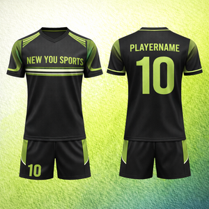 ชุดฟุตบอลแบบซับลิเมชั่นพร้อมกางเกงขาสั้น  พร้อมชื่อทีมและหมายเลขผู้เล่น - Product Image 1