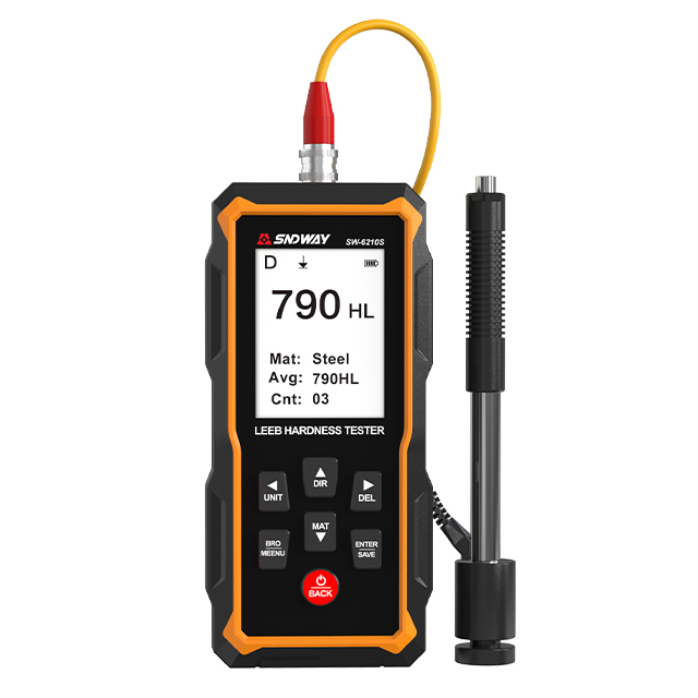 Sndway Leeb Testeurs de dureté numériques portables Outils de test de haute précision Compteur Duromètre universel Acier de fer avec imprimante