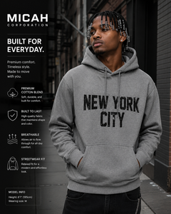 Nouveau Hoodie d'Hiver Premium 2026 pour Homme, 100% Coton, Coupe Oversize, en Polaire Épaisse, Imprimé Sérigraphié, Séchage Rapide, Coupe-Vent - Product Image 6