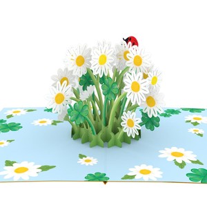 Tarjeta Pop-up 3D de Papel con Diseño de Girasol, Tarjeta de Felicitación Hecha a Mano con Origami, Impresión Digital, Rectangular, para Toda Ocasión - Product Image 1