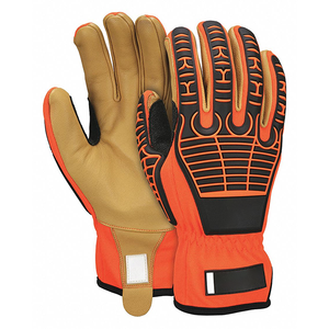 Best Selling Palm Protection Leather <b>Gloves</b> Vibration-resistant Heat Cold Resistant Mechanic Hi Impact Durable <b>Gloves</b> Best - Product Image 1