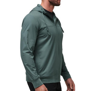 เสื้อแจ็คเก็ตผู้ชายคุณภาพสูง ผ้าเนื้อนุ่ม ยืดหยุ่น ระบายอากาศ กันลม เหมาะสำหรับใส่ลำลองในฤดูใบไม้ร่วง - Product Image 3