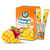 Hoogwaardig 320g Suiker Vrij Mango Sap Poeder Water Bulk Licht Zoet Fruitproduct HACCP/BRC/HALAL