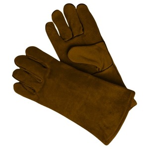 Guantes de Soldadura de Cuero Vacuno CAPTAIN INDUSTRY CI-WG-107, Precio de Fábrica, Anti-Corte, Impermeables, Antideslizantes, Dedos Completos, Unisex, para Exteriores - Product Image 5