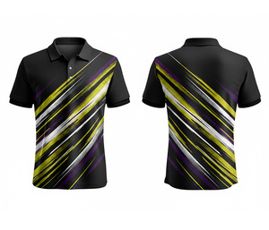 เสื้อโปโลบริษัทแบบสั่งทำพิเศษ พร้อมบริการพิมพ์ลายแบบ Sublimation ผลิตโดยผู้ผลิตที่เชี่ยวชาญ ตะเข็บทนทาน สำหรับผู้ชาย ผู้หญิง และเยาวชน แห้งเร็ว ระบายอากาศได้ดี เหมาะสำหรับกิจกรรมกีฬา - Product Image 6