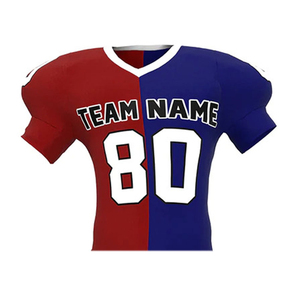 Ensembles d'uniformes de football américain unisexes, nouveau style, logo entièrement personnalisé, sublimation, respirant, prix bas, polyester, marque personnalisée - Product Image 3