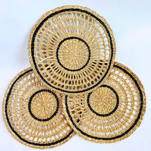 Set de table en jonc de mer tressé à la main, naturel, écologique, personnalisable, vente en gros, fabricant et fournisseur vietnamien - Product Image 1