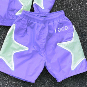 Men's Winter Sporty Gym & Running Outfit Polyester Jacket Shorts <b>Set</b> <b>Waterproof</b> Windproof Breathable Plus Size Elastic Waist - Product Image 5